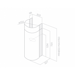 Elica Stone Ø 33 cm Λευκός Επιτοίχιος Απορροφητήρας Elica Stone Ø 33 cm Λευκός Επιτοίχιος Απορροφητήρας